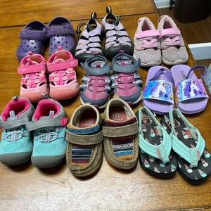 9 little girls shoes